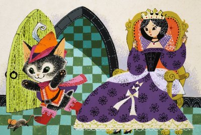 Gato perseguindo o rato antes da rainha de English School
