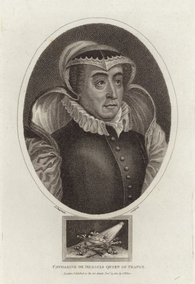 Catharine de Medicis rainha da França de English School