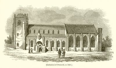 Catedral de Dunkeld, em 1660 de English School