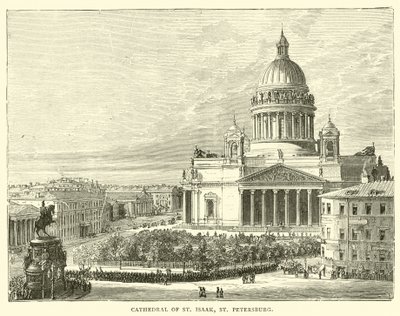 Catedral de São Isaak, São Petersburgo de English School