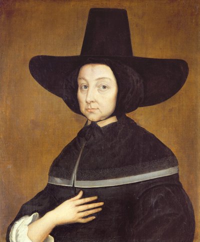Catherine Davenant, mulher de Thomas Lamplugh (óleo sobre tela) de English School