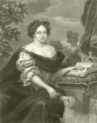 Catarina de Bragança. Rainha de Carlos II de English School
