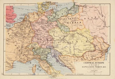 A Europa Central no auge do poder de Napoleão de English School