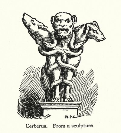 Cerberus (litho) de English School