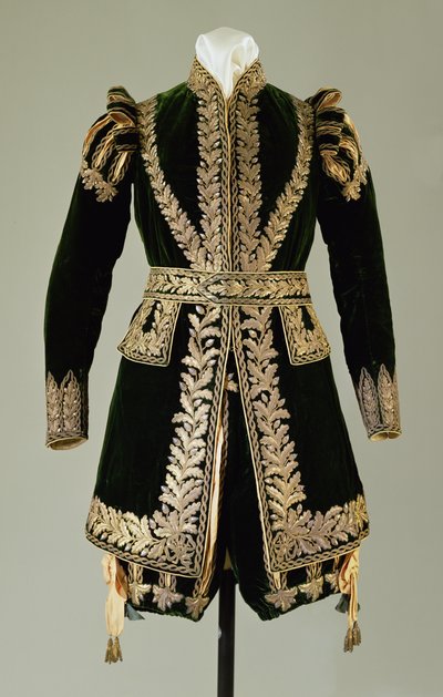 Traje cerimonial, 1821 (têxtil) de English School