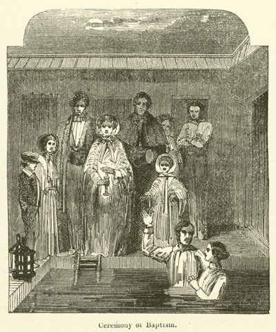 Cerimônia de Batismo (gravura) de English School