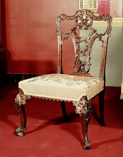 Cadeira, Chippendale Director design, c.1760 de English School