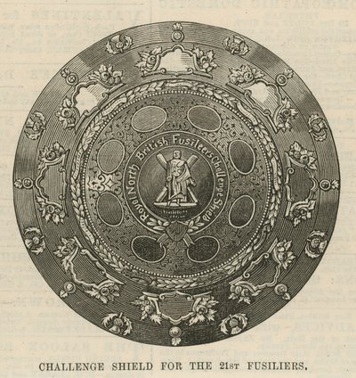 Escudo de Desafio para os 21º Fuzileiros de English School