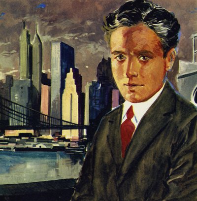 Chaplin partiu para Nova York como membro da trupe do music hall Fred Karnos de English School