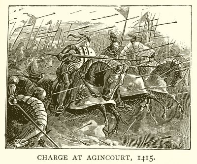 Cobrar em Agincourt, 1415 de English School
