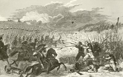 Carga de lanceiros prussianos em Weissenburg de English School