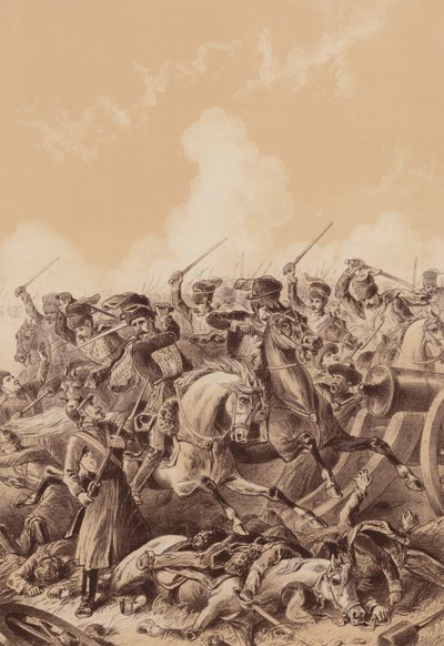 Carga da Brigada Ligeira (litografia) de English School