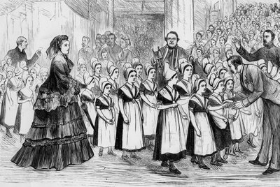 Crianças caridosas no St. Paul