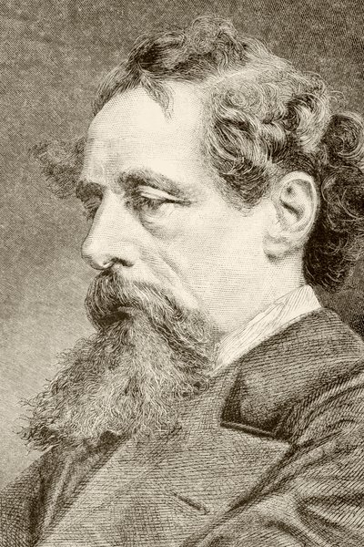 Charles Dickens (litografia) de English School