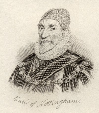 Charles Howard, do "Crabb&39;s Historical Dictionary", publicado em 1825 de English School