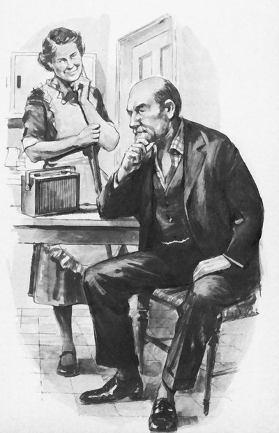 Charles Ives, ouvindo sua mais famosa sinfonia no rádio da empregada doméstica de English School