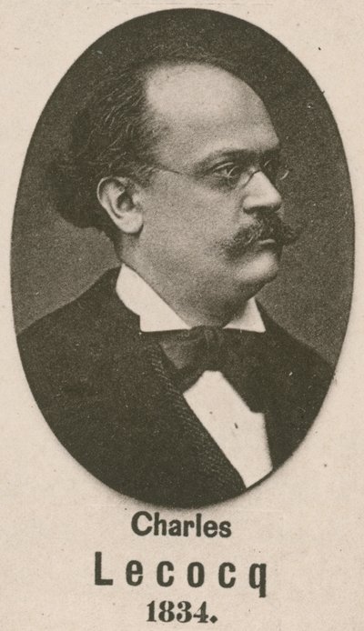 Charles Lecocq (gravura) de English School