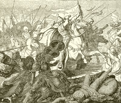 Charles Martel na Poictiers de English School