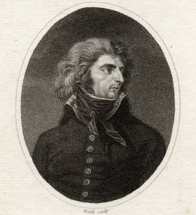 Carlos XIV (1783-1844) Rei da Suécia e da Noruega (1818-44), gravado por Heath, de "The Gallery of Portraits", publicado em 1833 de English School