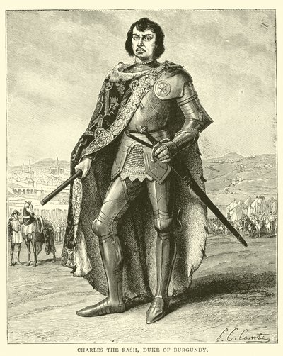 Charles o Rash, duque de Borgonha de English School
