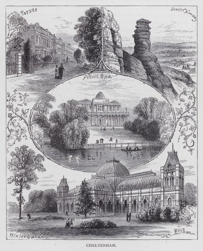 Cheltenham (gravura) de English School
