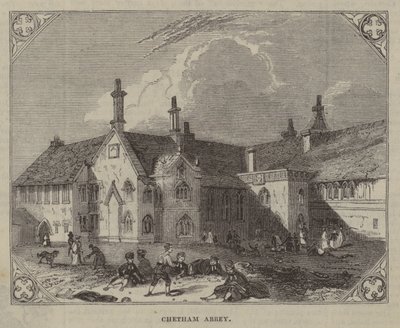 Abadia de Chetham (gravura) de English School