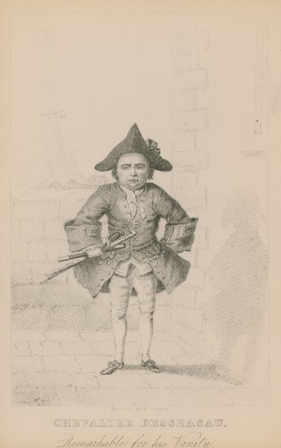 Chevalier Desseasau, notável por sua vaidade de English School
