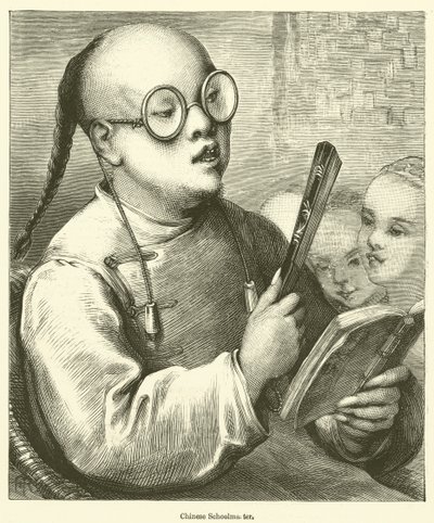 Mestre da escola chinesa (gravura) de English School