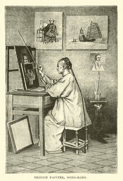 Pintor chinês, Hong-Kong de English School