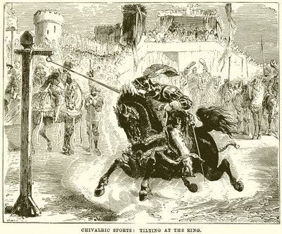 Esportes de cavalaria: Inclinando no anel de English School