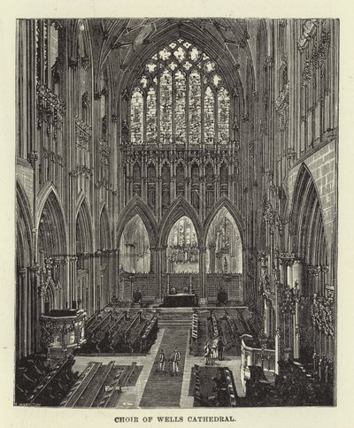 Coro da Catedral de Wells de English School