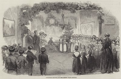 Festa de Natal das Escolas da Ala da Vinha (gravura) de English School