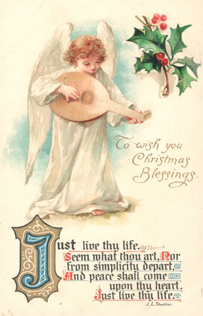 Anjo de natal de English School