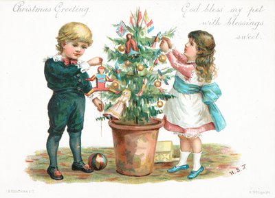 cartão de Natal de English School
