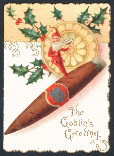 Cartão de Natal - a saudação de goblins de English School