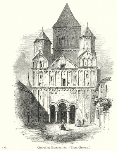 Igreja de Marmoutier (gravura) de English School