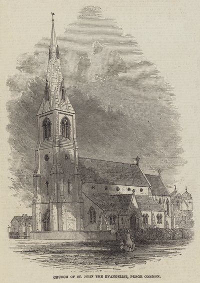 Igreja de São João Evangelista, Penge Common (gravura) de English School