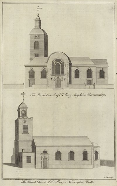 Igreja de Santa Maria Madalena, Bermondsey e Igreja de Santa Maria, Newington Butts de English School