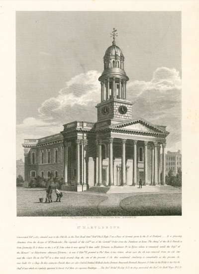 Igreja de St Marylebone, Londres de English School