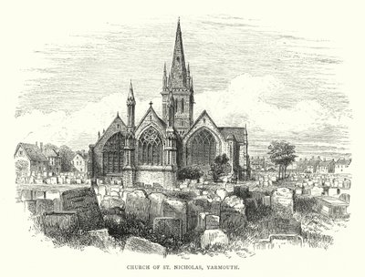 Igreja de São Nicolau, Yarmouth (gravura) de English School