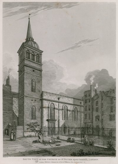 Igreja de St Peter upon Cornhill, Londres de English School