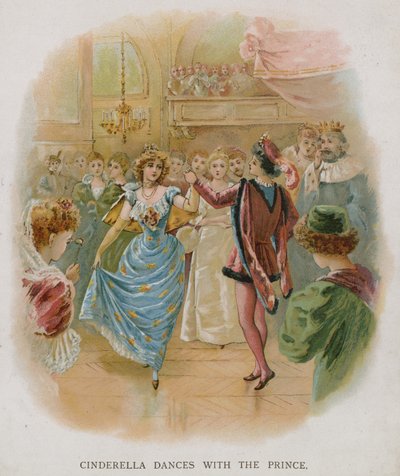 Cinderela dança com o príncipe de English School