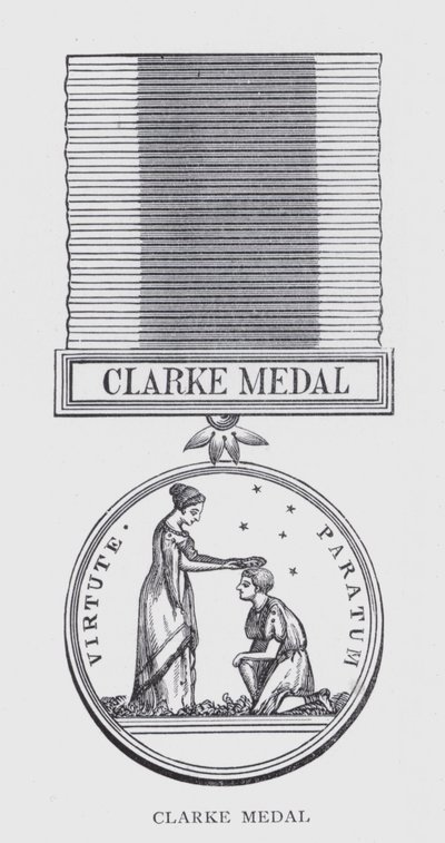 Medalha Clarke (litho) de English School