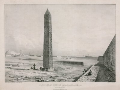 Agulha de Cleópatra com parte de Alexandria, tirada do Norte de English School