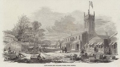 Clift-House Iron Building Works, perto de Bristol (gravura) de English School
