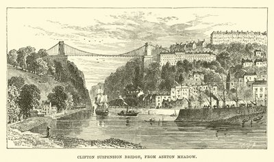 Clifton Suspension Bridge, de Ashton Meadow de English School