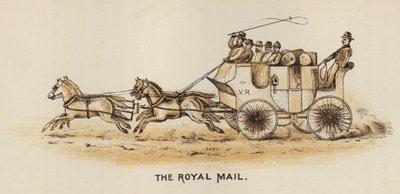 Coaches e Treinamentos: The Royal Mail (litho) de English School