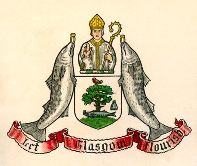 Brasão de armas de Glasgow, Escócia de English School