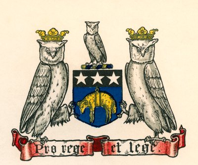 Escudo de armas de Leeds, Inglaterra. de English School