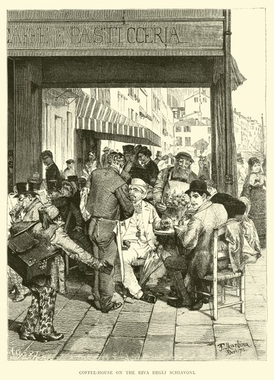 Casa de café no Riva Degli Schiavoni de English School